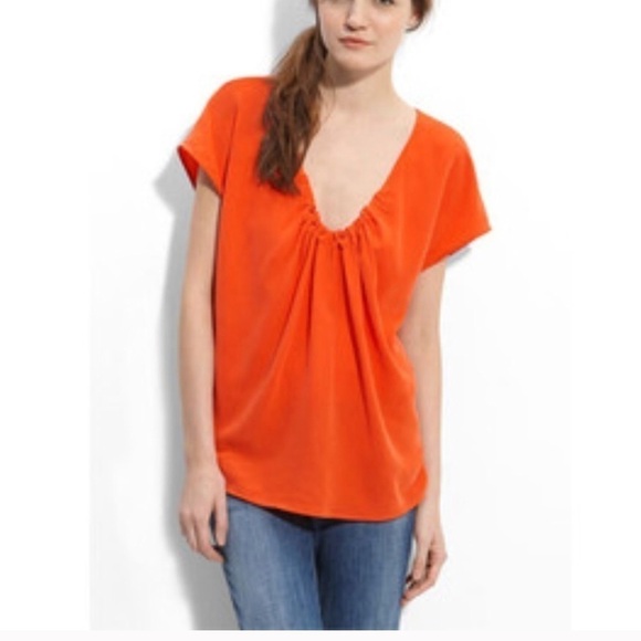 𝅺joie 'Oleander' Washed Silk Top - Picture 1 of 7